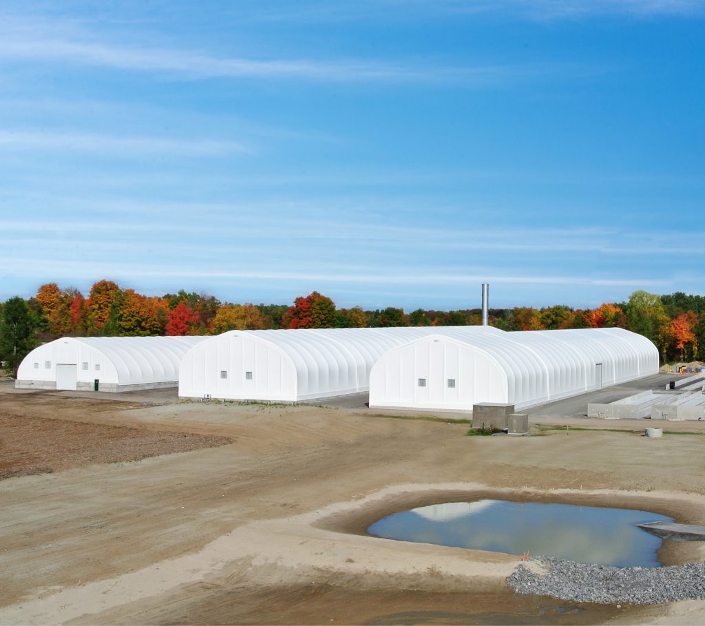 Astoria - composting fabric buildings in Ontario