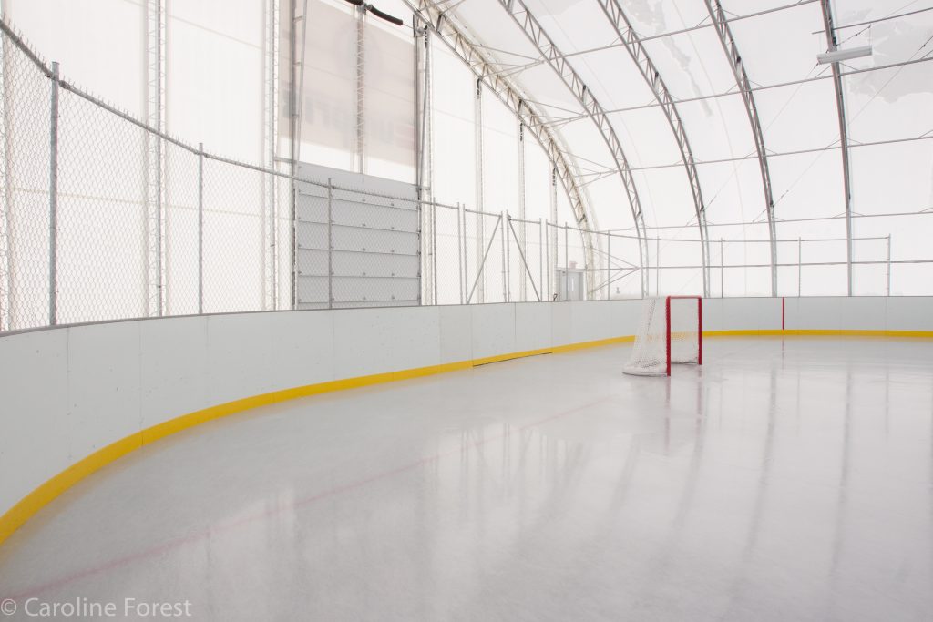 Fabric building for ice rink - Fabric Event Building