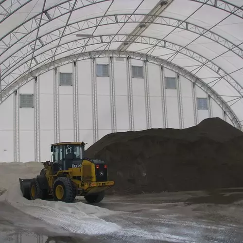 Commercial Fabric Buildings & Structures 1 Commercial Fabric Building: example of a sand storage project