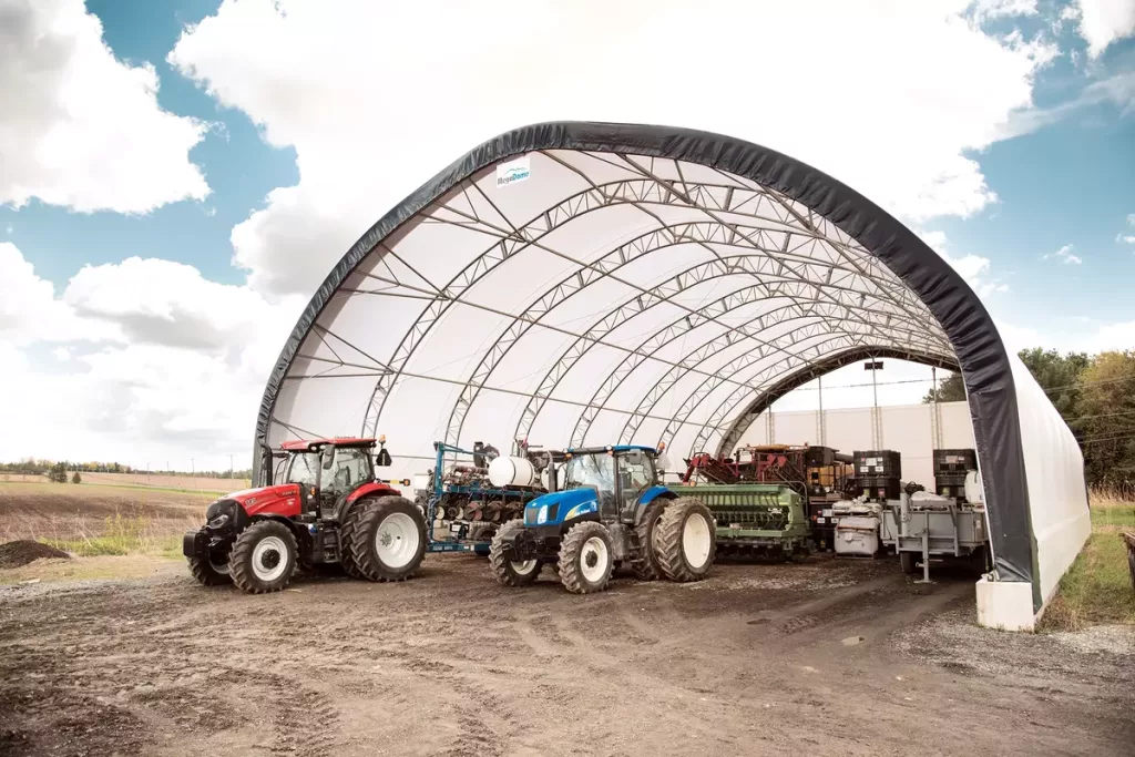 Fabric Buildings in New Brunswick - Farm Equipment Storage