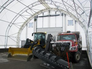 fabric buildings for public works - Equipment Storage