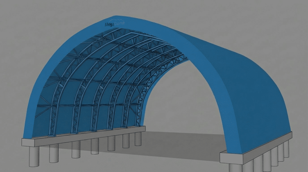 Fabric Building Foundations Type - Grade Beam