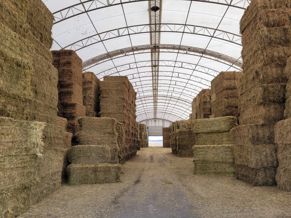 Fabric Hay Storage Buildings