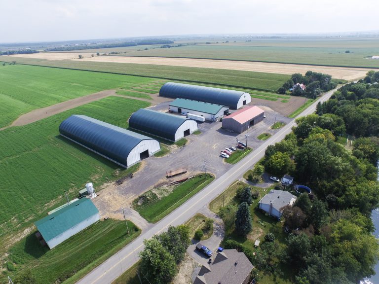 Permanent Fabric Hay Storage Building 13 DJI 0068