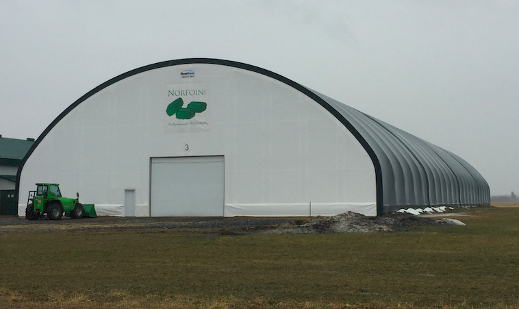 Permanent Fabric Hay Storage Building 16 Norfoin 1